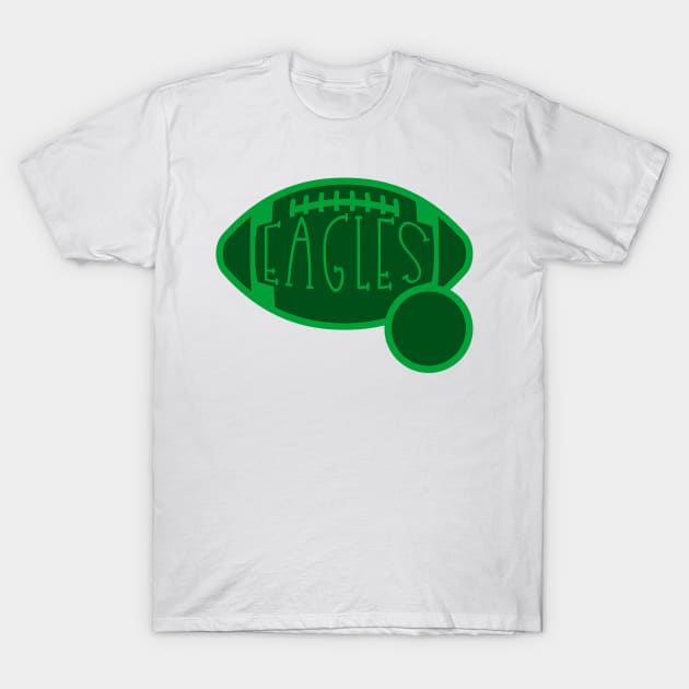 Eagles-Football T-Shirt by wfmacawrub